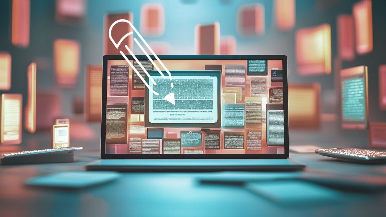 מחברת דיגיטלית - פתקים במסך המחשב