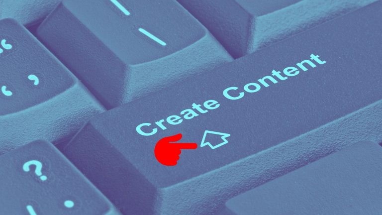כפתור יצירת תוכן - שיווק באמצעות תוכן