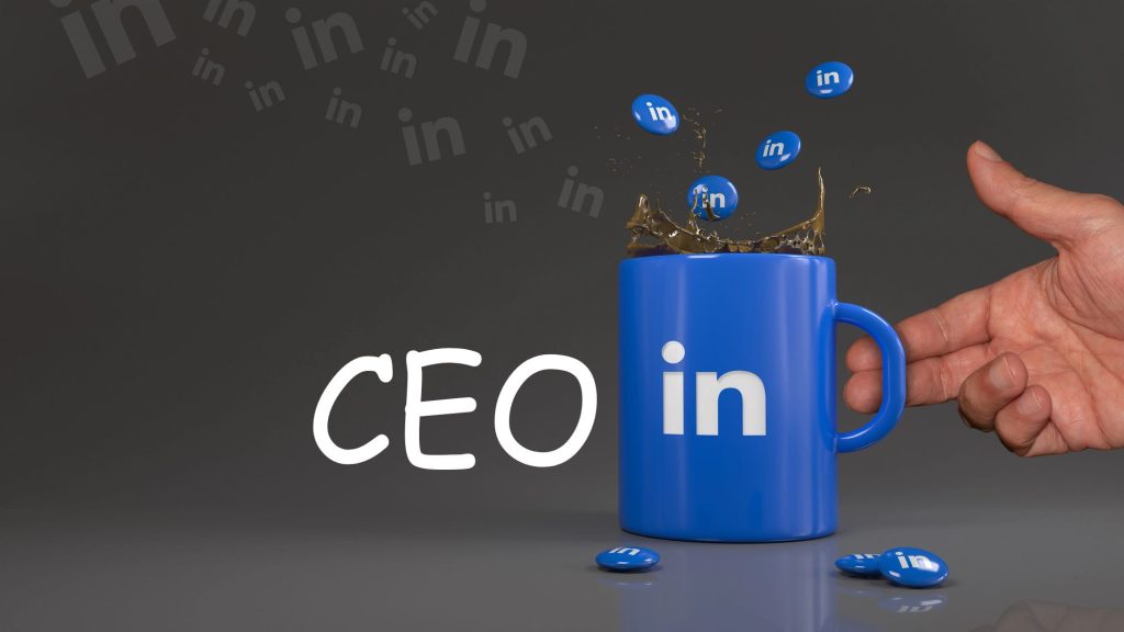 ספל עם לוגו לינקדאין